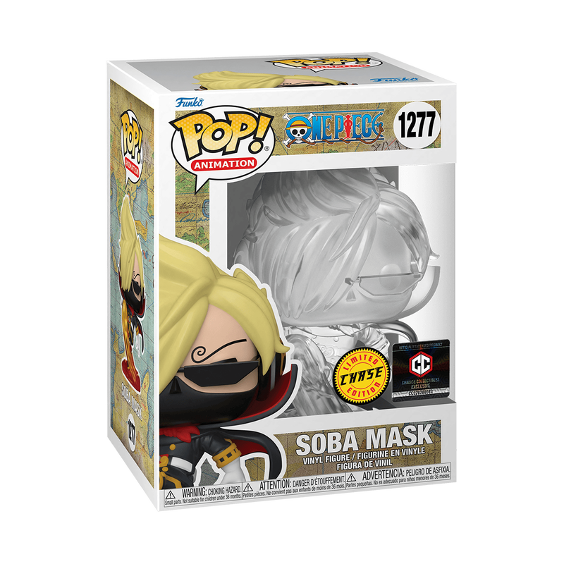 Funko Pop One Piece Chalice Exclusive Sanji Soba Mask hotsell Translucent Chase Set